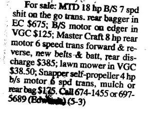 What's wrong with this mower? - Homesteading Questions