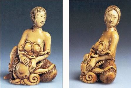 Pulpos-Escultura japonesa-