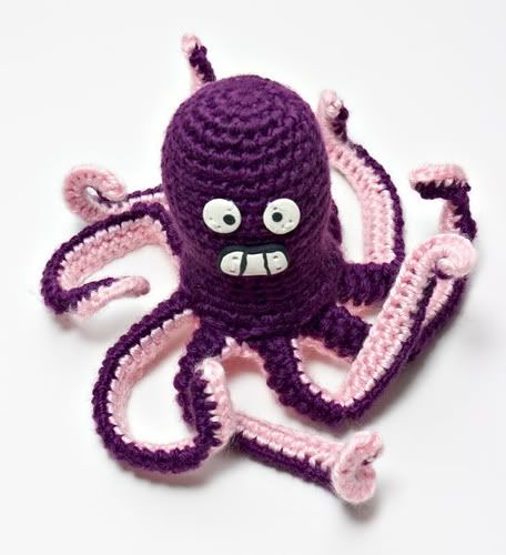 Muñeco pulpo -Crochet