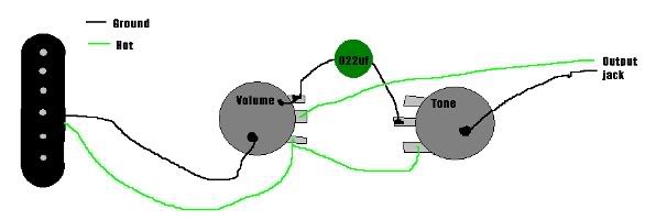 Single Pickup Guitar Wiring : Alternate Single Pickup Bass/Guitar