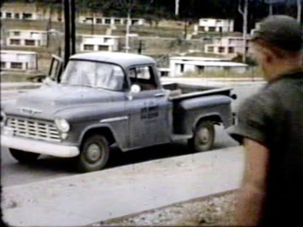 This is a preCUCV and preMILCOT US NAVY'55 Chevy Step Side Task Force 