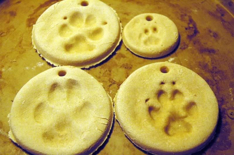 Salt dough Paw Print Ornaments Page 3 German Shepherd Dog Forums