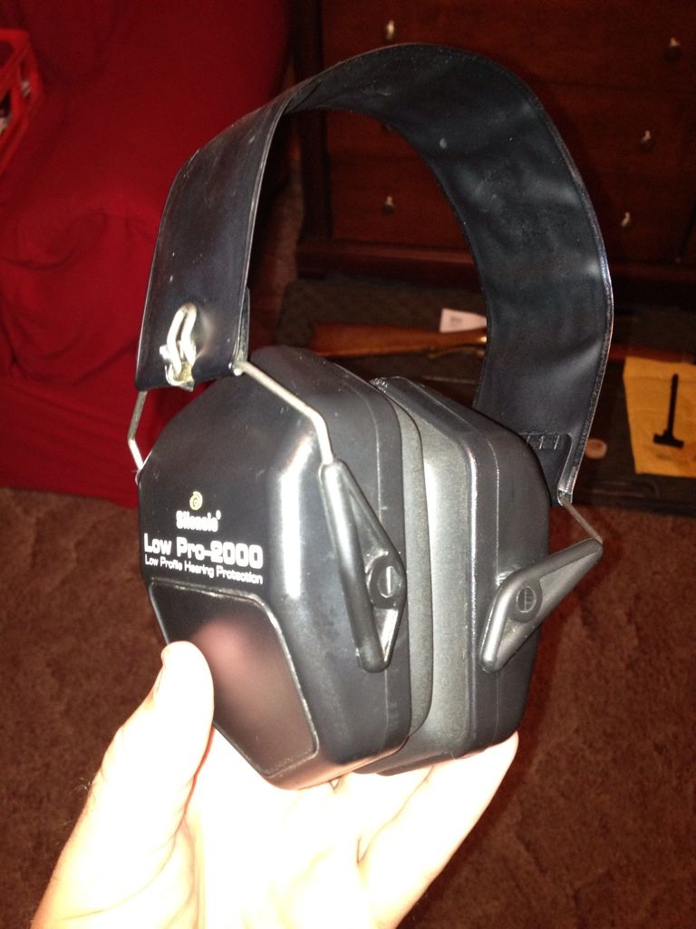 Stock interfere's with my hearing protection.