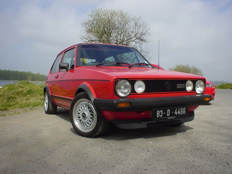 My MK1 18 GTi Campaign Shot from Castlewellan 07 awarded Best MK1 of show