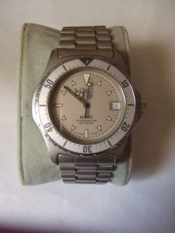 tag heuer second hand stopped