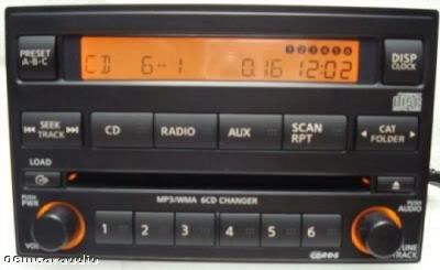2007 Nissan frontier stock radio #4