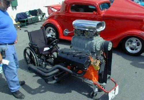 wheelchair,hotrod