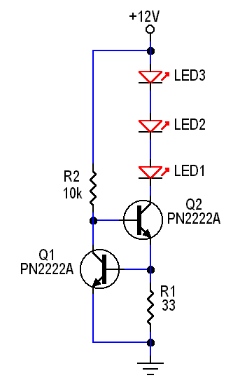 Super Simple Power Mosfet Linear Current Regulator