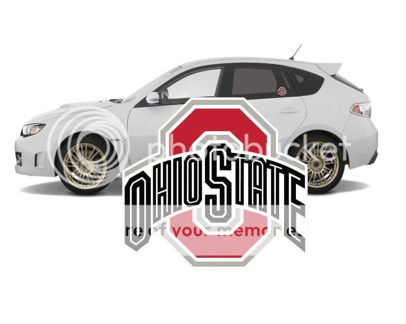 Ohio State Buckeyes Football Vinyl Decal Stickers 5 for cars 