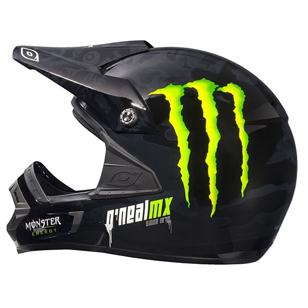 Oneal O'neal Kids Monster MX Helmet Motocross Black Green Small Sm | eBay