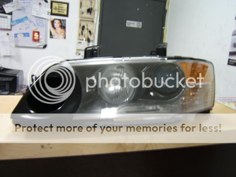 New headlight Air Duct Made