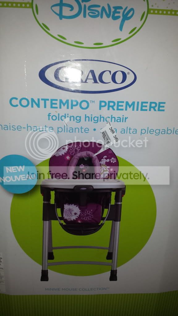 graco minnie mouse high chair