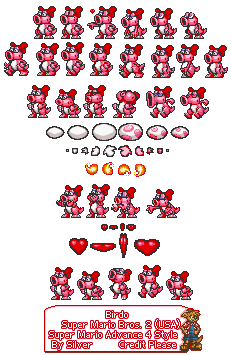 Super Mario Bros. : Birdo Sprites gif by PALDg21 | Photobucket