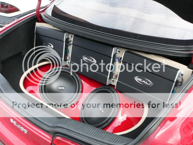 sub placement in a lexus sc400 -- posted image.